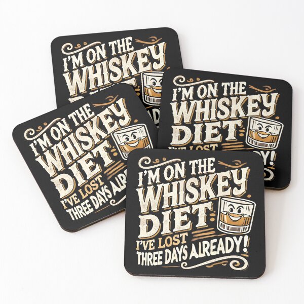 Item preview, Whiskey Diet: Funny Drinking Humor for Whiskey Lovers designed and sold by DuxDesigns.