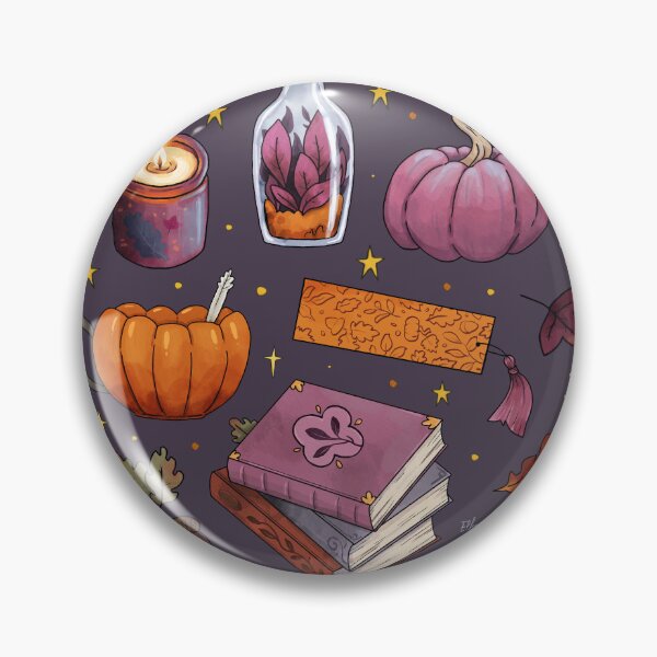 Item preview, Autumn Essentials bookish illustrations - purple designed and sold by Ellen Wilberg.