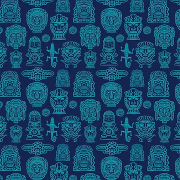 Artwork thumbnail, Aztec Pattern by Enchantedbox