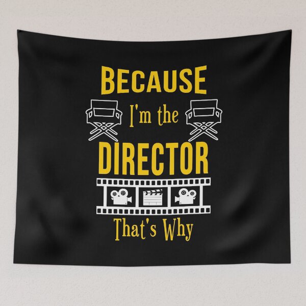 Item preview, Because I'm The Director That's Why | Funny Director Gift designed and sold by Lorenzo1328.
