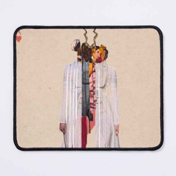 Item preview, Duality of Identity: Fragmented Collage on Ace of Hearts, Demonated Babey designed and sold by MonsoonartsbyM.
