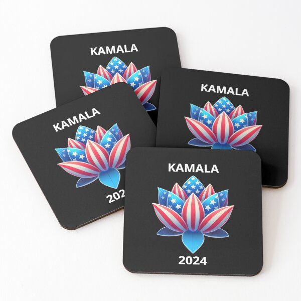 Item preview, Kamala Harris American Lotus Presidential Campaign 2024  designed and sold by Watercolored-Me.