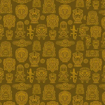 Artwork thumbnail, Aztec Pattern  by Enchantedbox