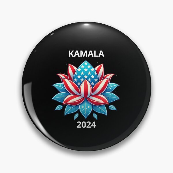 Item preview, Flor de loto estadounidense Kamala Harris Renacimiento 2024 designed and sold by Watercolored-Me.