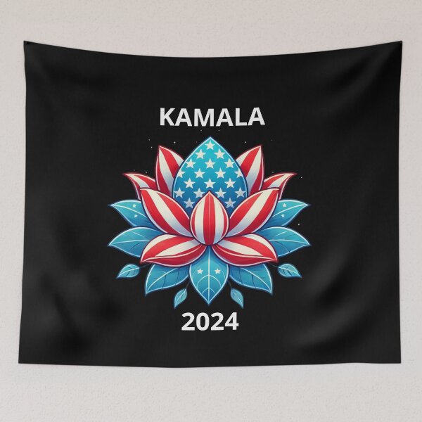 Item preview,  American Lotus Blossom Kamala Harris 2024 Rebirth designed and sold by Watercolored-Me.