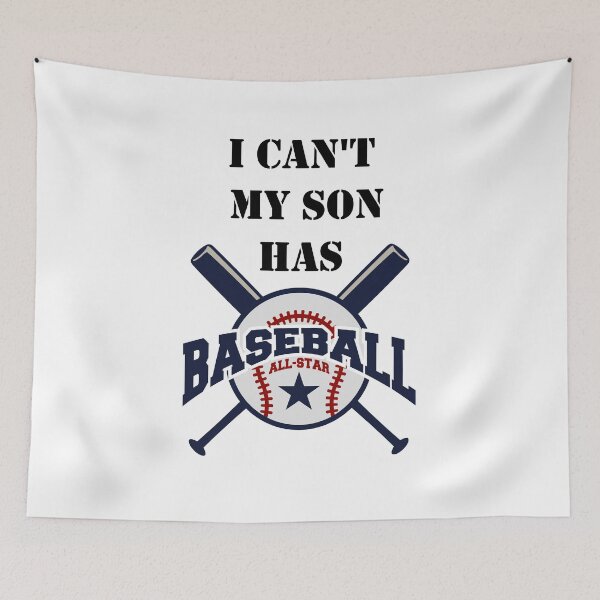 Item preview, I Can't My Son Has Baseball Gift Mom Dad Funny designed and sold by miracletee.