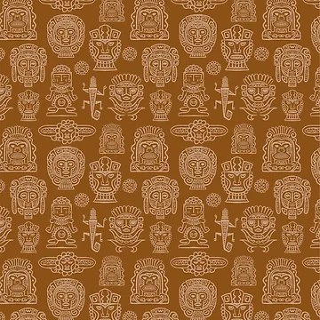 Artwork thumbnail, Aztec Pattern by Enchantedbox