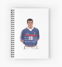 Zinedine Zidane Spiral Notebook