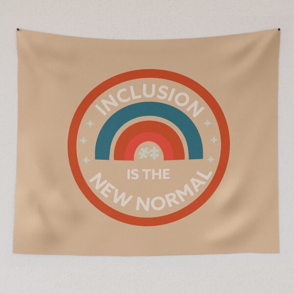 Item preview, Inclusion is the New Normal - Dark © designed and sold by TammySwarek.