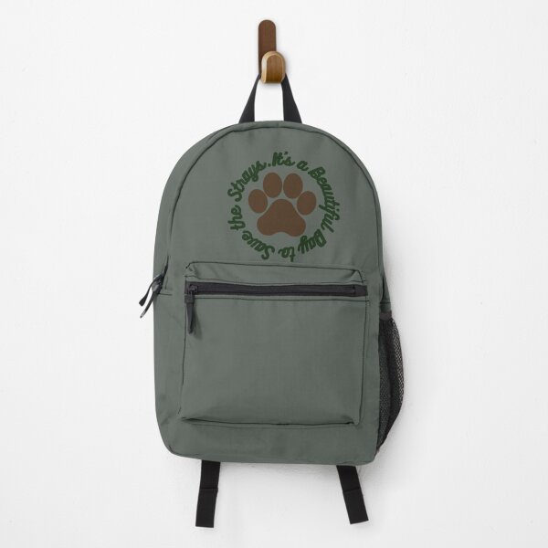 Item preview, It’s a beautiful day to save the strays (dark green & brown) designed and sold by kylie-kd.