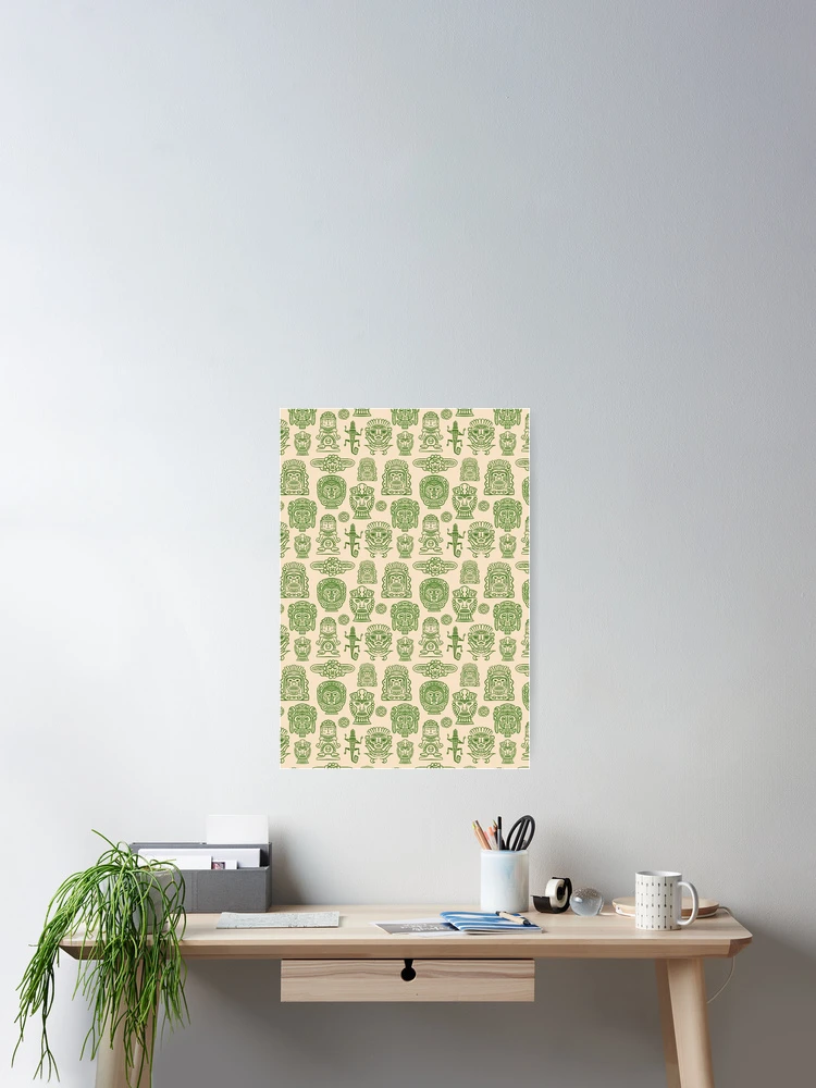 Thumbnail 2 of 3, Poster, Aztec Pattern  designed and sold by Enchantedbox.