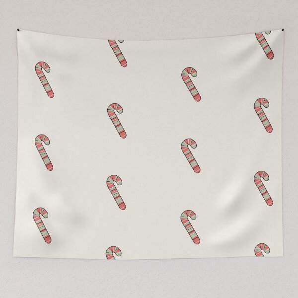Item preview, Cute candy cane (sage pink) designed and sold by SnugbugStudios.