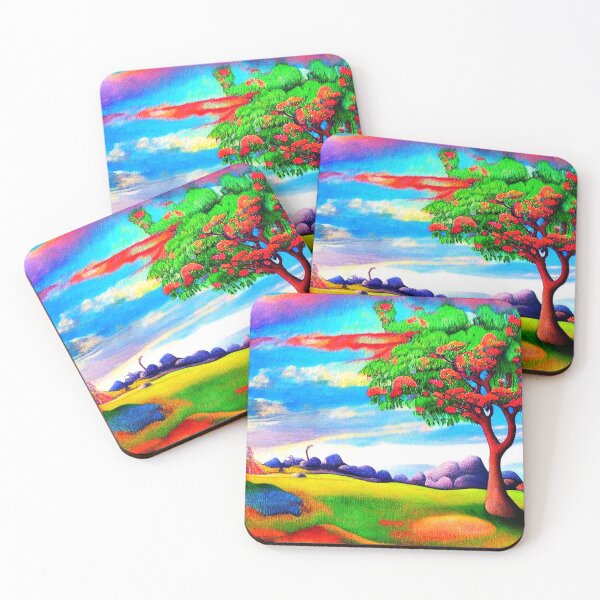 Item preview, Tree in rocky meadow designed and sold by George Hutton Hunter.