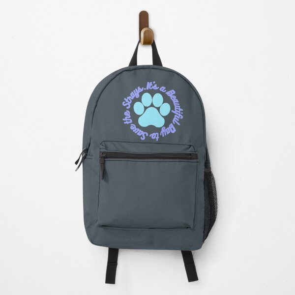 Item preview, It’s a beautiful day to save the strays (pastel blue and purple) designed and sold by kylie-kd.
