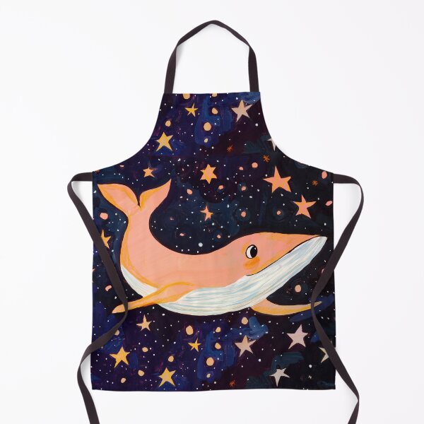 Item preview, Space Whale Floating Through Stars Magical Aurora Borealis Over Mystical Mountains | Fantasy Landscape Art Art by Jemma Jamie Skidmore designed and sold by Jemma Jamie Skidmore.