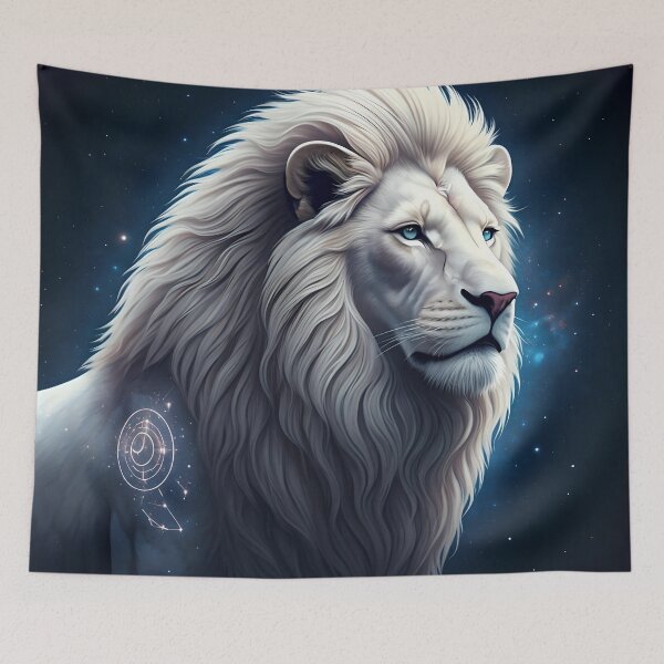 Item preview, Celestial Majesty: The White Lion Guardian designed and sold by Built Daily.