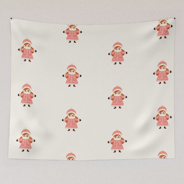 Item preview, Cute christmas little girl designed and sold by SnugbugStudios.