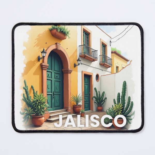 Item preview, Jalisco Historical Architecture Watercolor Image designed and sold by ArtfullyRooted.