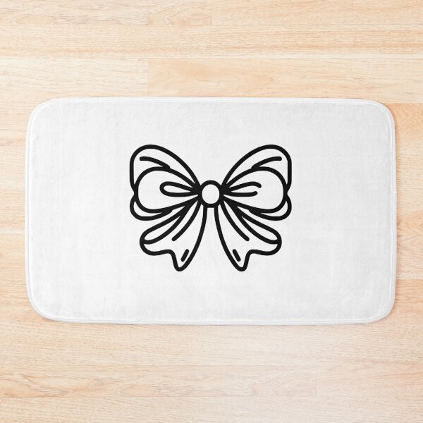 Item preview, Simple Black and white bow Stickers and more designed and sold by CRandRRstickers.