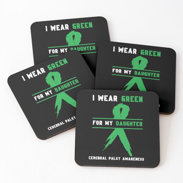 Item preview, I Wear Green For My Daughter Palsy Awareness designed and sold by MagChoCreations.