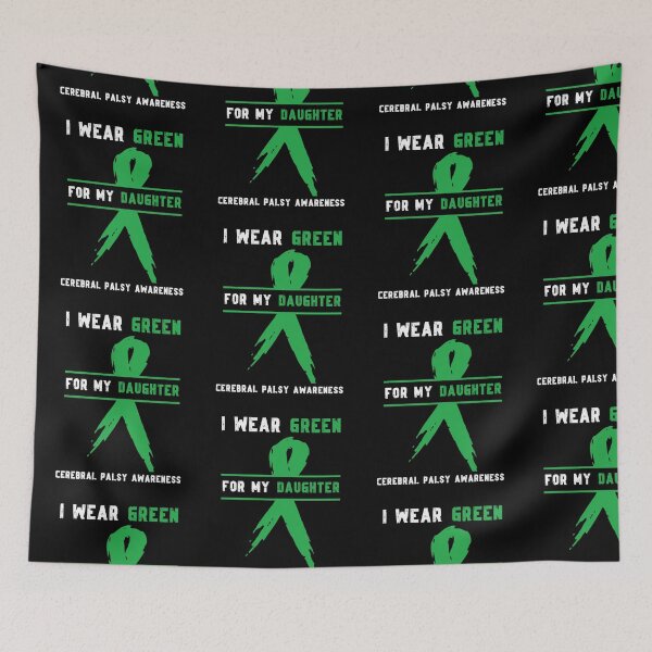 Item preview, I Wear Green For My Daughter Palsy Awareness designed and sold by MagChoCreations.