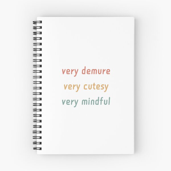 Item preview, Very Cutesy and Very Demure designed and sold by faridman.