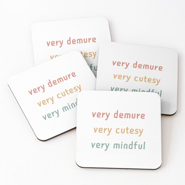 Item preview, Very Cutesy and Very Demure designed and sold by faridman.