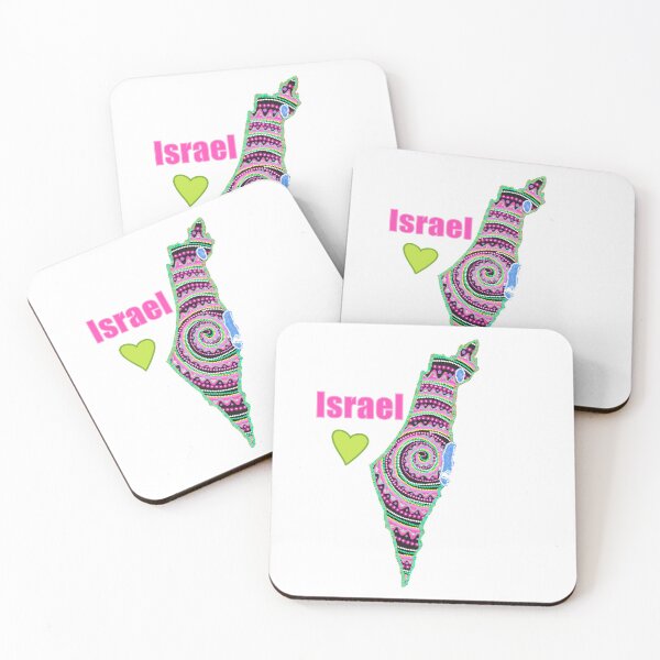 Item preview, Israel map designed and sold by Osher-BioArt.