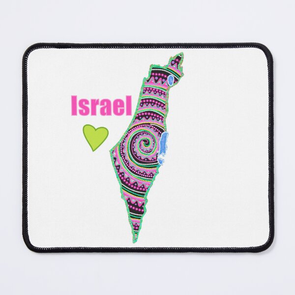 Item preview, Israel map designed and sold by Osher-BioArt.