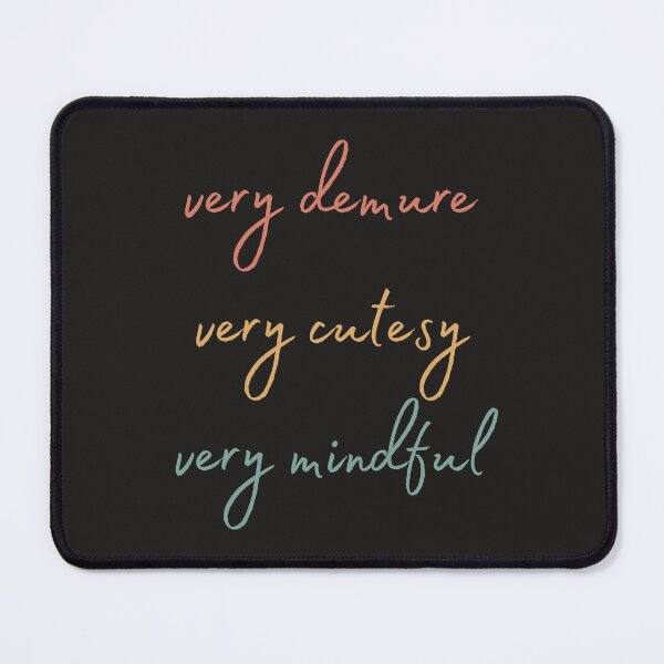 Item preview, Very Cutesy and Very Mindful designed and sold by faridman.