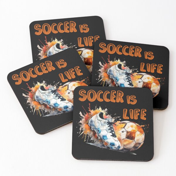 Item preview,  Soccer is Life Soccer Game Futbol Sport Football designed and sold by DegraDesign.