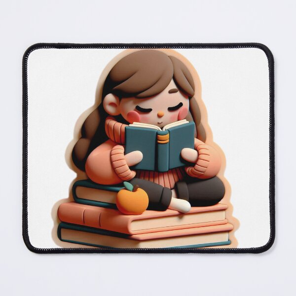 Item preview, Girl reading designed and sold by BelovedExile.