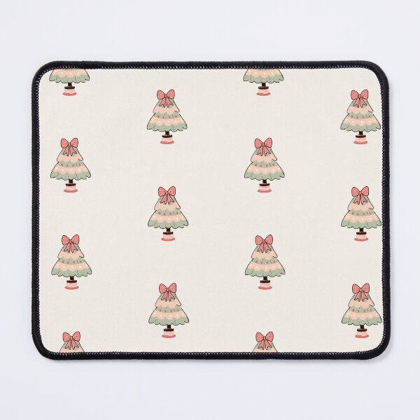 Item preview, Cute christmas tree with bow (sage pink) designed and sold by SnugbugStudios.