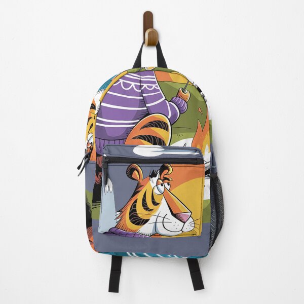 Item preview, Funny Tigers Roasting Marshmallows Cartoon designed and sold by Nature's Fancy.