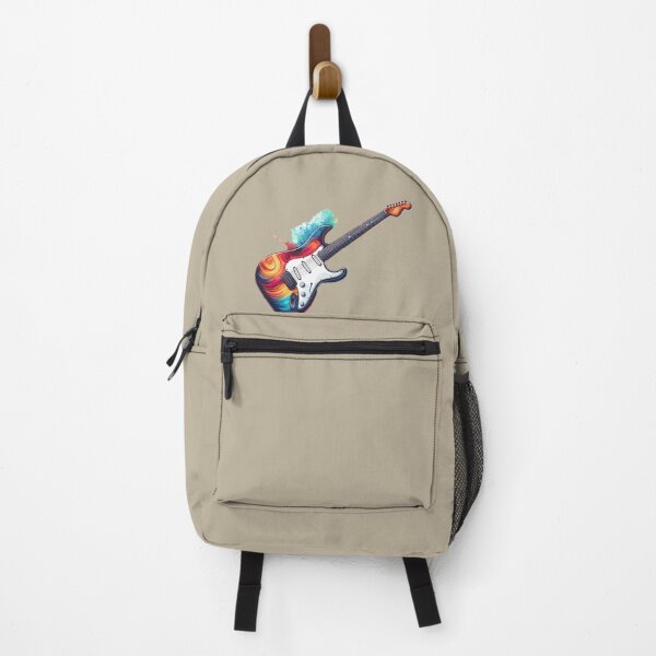 Item preview, Let’s Rock! - Cool colourful Guitar T-Shirt & Sticker” designed and sold by CreationbyNiki.