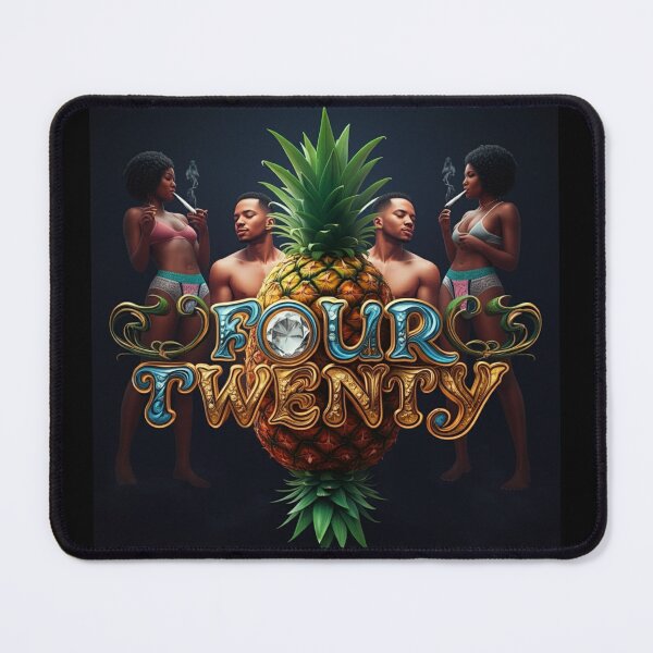 Item preview, Four Twenty With Black Couple - Upside-down Pineapple designed and sold by JLEmporium.