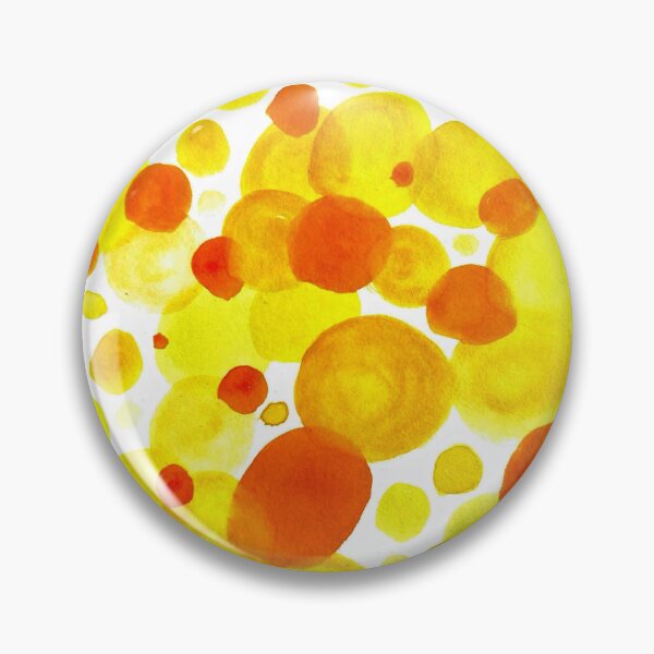 Item preview, Orange Yellow Watercolour Splotches designed and sold by lynnbowersart.