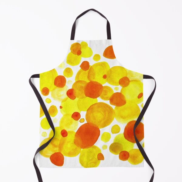 Item preview, Orange Yellow Watercolour Splotches designed and sold by lynnbowersart.
