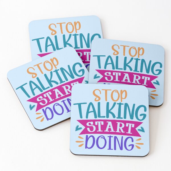 Item preview, Stop Talking Start Doing designed and sold by Miniouka.