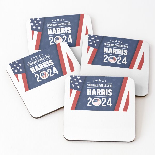 Item preview, Suburban Families for Harris 2024 - Patriotic Election Design designed and sold by QuirkPrint.