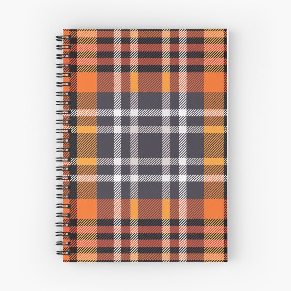 Item preview, Black Orange Autumn Fall Halloween Thanksgiving Plaid Design designed and sold by SeaStarAlex.