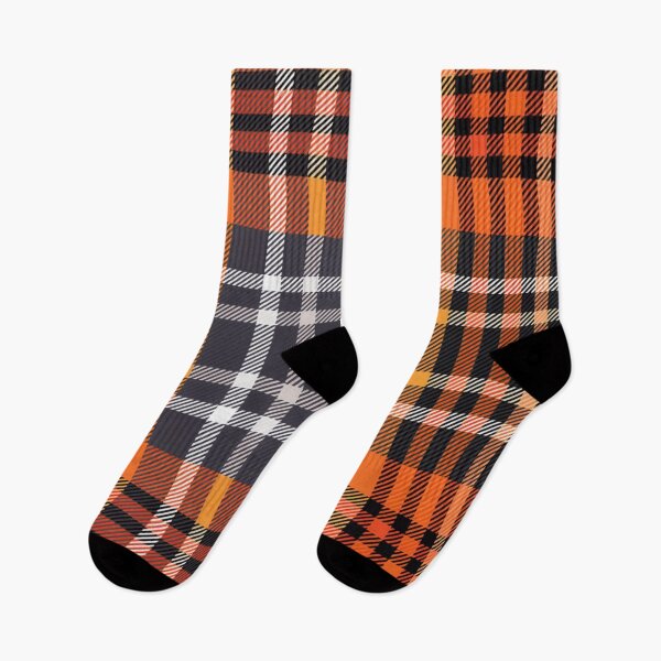 Item preview, Black Orange Autumn Fall Halloween Thanksgiving Plaid Design designed and sold by SeaStarAlex.