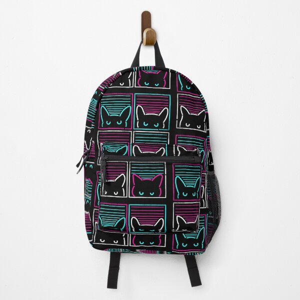 Item preview, Portrait of cute cats in 1980s retro style designed and sold by therocketman.