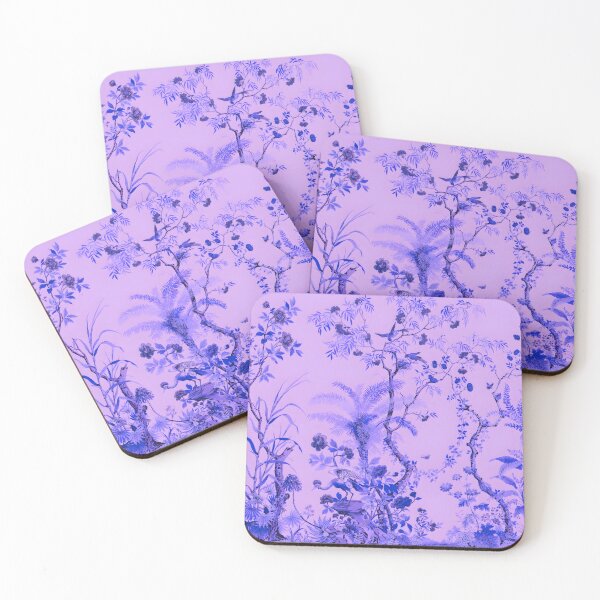 Item preview, Lavender Chinoiserie Enchanted Forest designed and sold by TheChinoiserie.