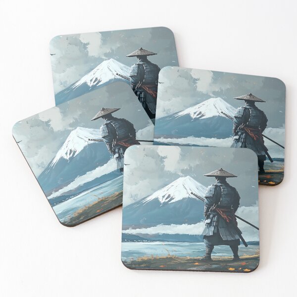 Artikelvorschau, Samurai und der Berg Fuji entworfen und verkauft von sakurashorty.