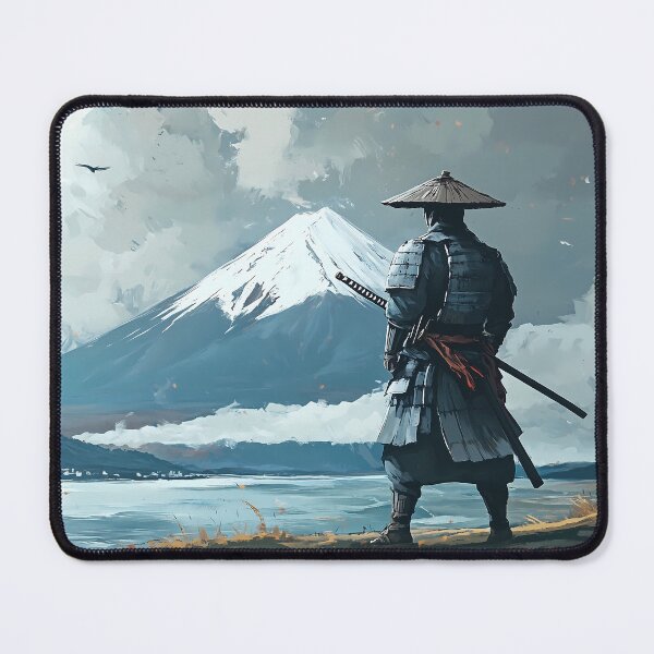Item preview, Samurai And Mountain Fuji designed and sold by sakurashorty.