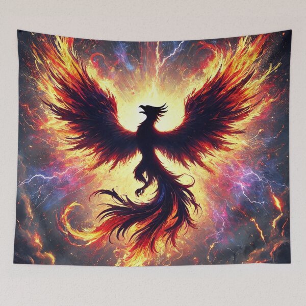 Item preview, The Rising Phoenix designed and sold by TeslaSt0re.
