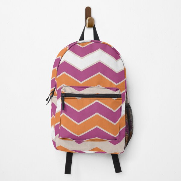 Item preview, Zig Zag Lines- Lesbian Flag Colors designed and sold by The Queer Designer.