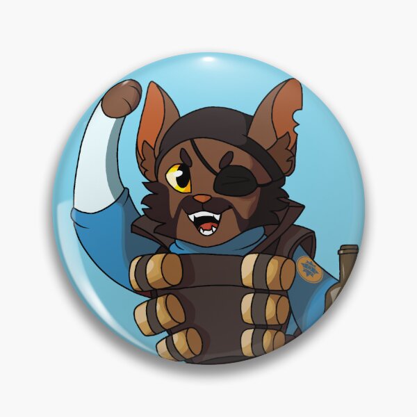 Item preview, Blu Cat Demoman (Team Fortress 2) designed and sold by CypressBlight.