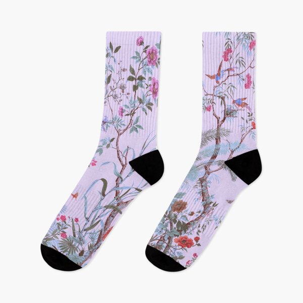 Item preview, Violet Chinoiserie Enchanted Forest designed and sold by TheChinoiserie.